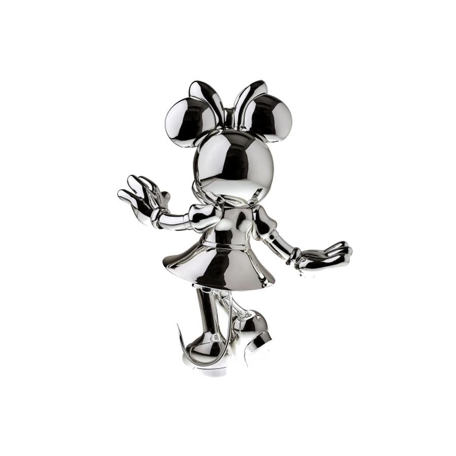 Modern In Stock in Los Angeles, Minnie Mouse Silver Metallic, Pop Sculpture Figurine