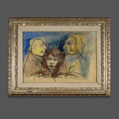 1960s Italian Signed Dated and Autenticated Painting