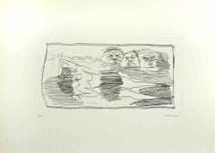 Figures - Etching by Mino Maccari - Mid-20th Century