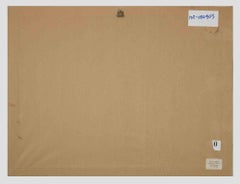 Itinerary of Words - Original Lithograph by Mino Maccari - Mid-20th Century