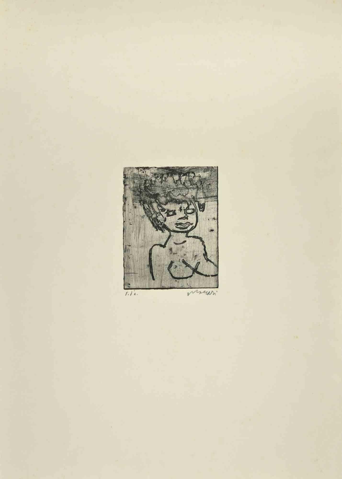 Nude is an Etching realized by Mino Maccari in the Mid-20th Century.

Hand-signed in the lower right part.

Artist'proof.

Good conditions.

 

Mino Maccari (Siena, 1924-Rome, June 16, 1989) was an Italian writer, painter, engraver and journalist,