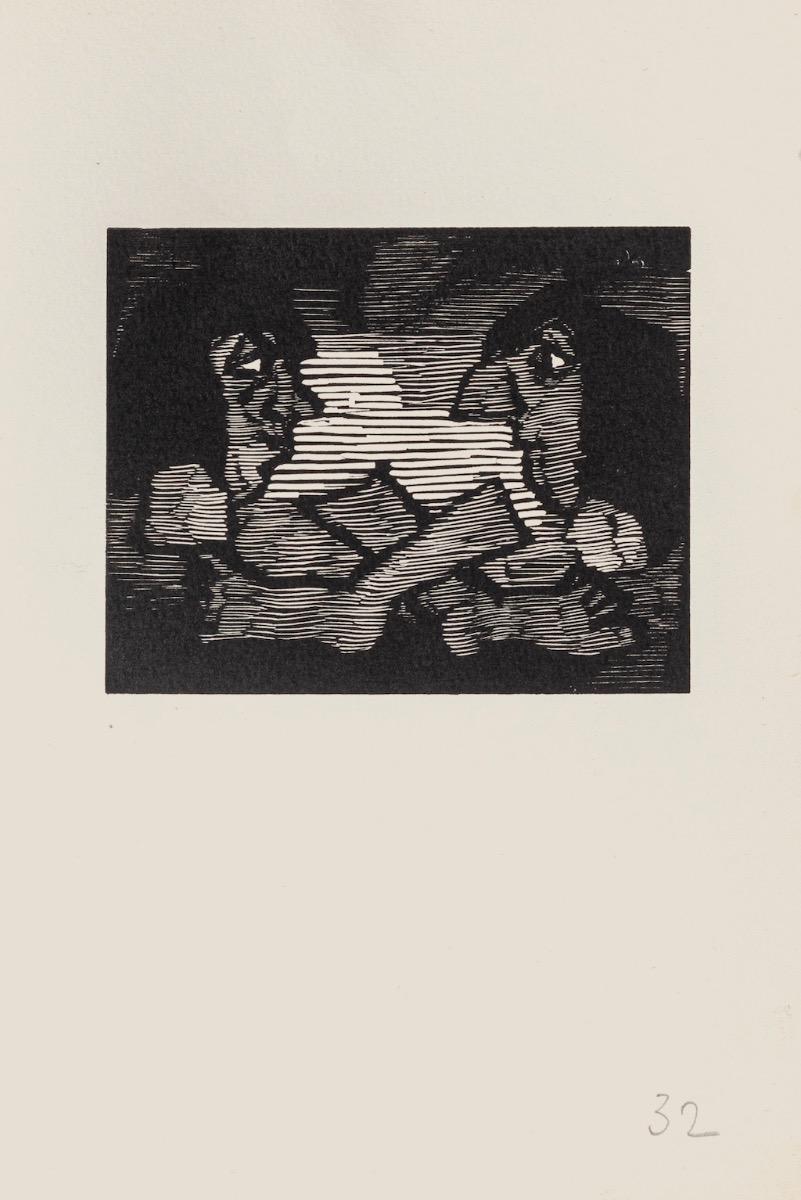 The Gaze is an original modern artwork realized in the first half of the mid-20th Century by the Italian artist Mino Maccari (Siena, 1898 - Rome, 1989).

Original woodcut on paper.

Very good conditions. 

The gaze is a very interesting artwork in