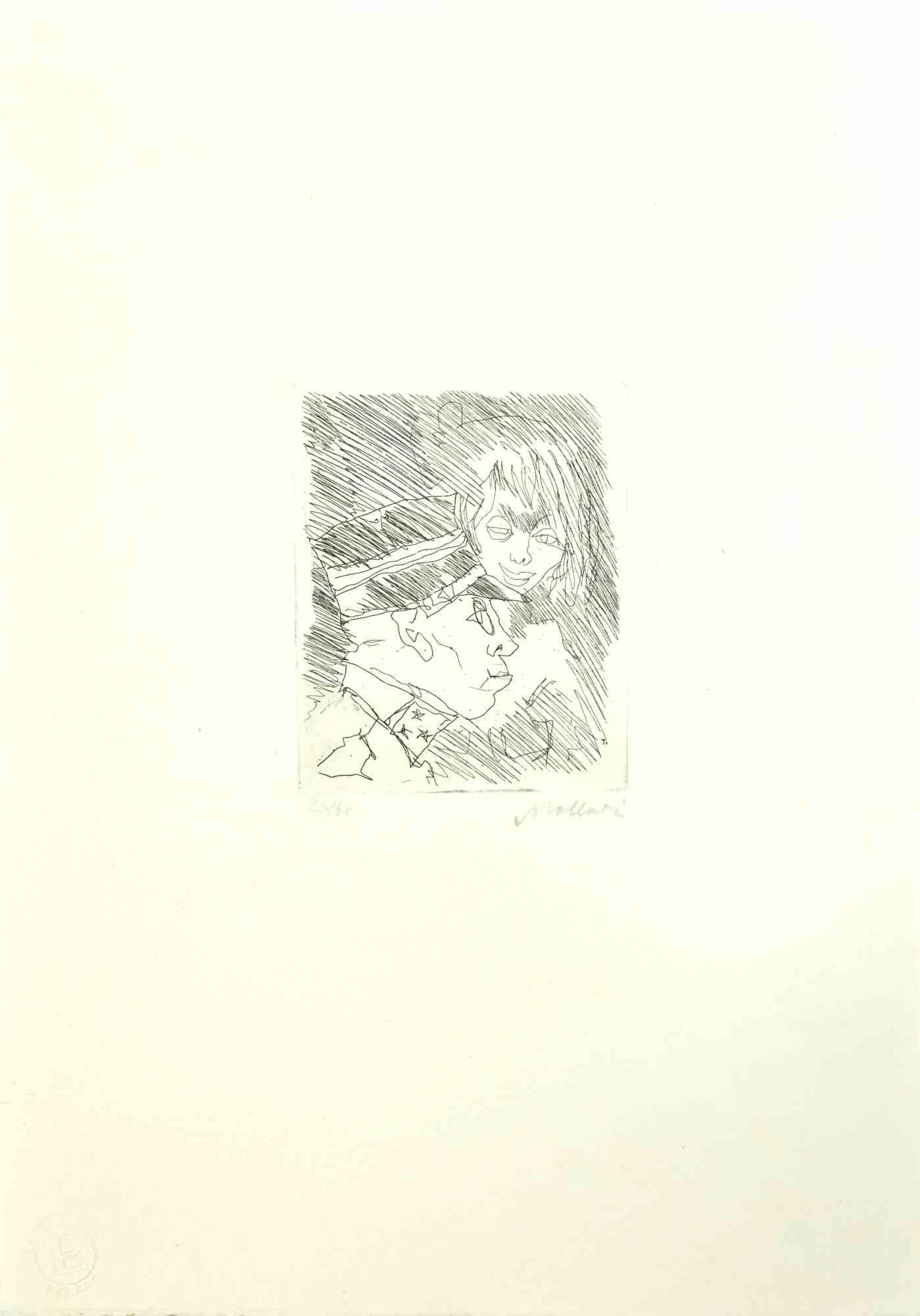 The Officer is an Etching and Drypoint realized by Mino Maccari in the Mid-20th Century.

Hand-signed in the lower right part.

Numbered. Edition,23/40.

Good conditions.

Mino Maccari (Siena, 1924-Rome, June 16, 1989) was an Italian writer,