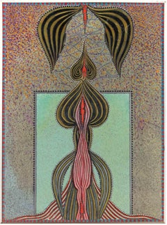 Eros 2 - Pintura al óleo de Mino Meno - Años 80