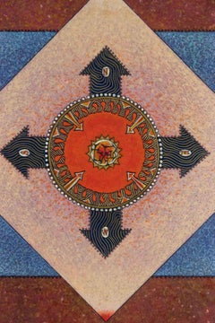 Pentacle - Oil Paint by Mino Meno - 1970s