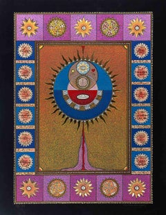 Esoteric Composition - Screenprint by Mino Meno - 1980s