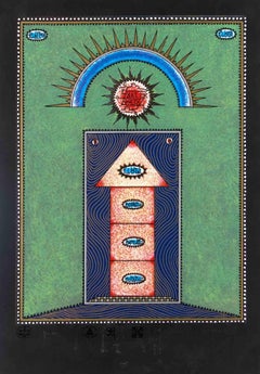 The Arrow of Metals - Screenprint by Mino Meno - 1980s