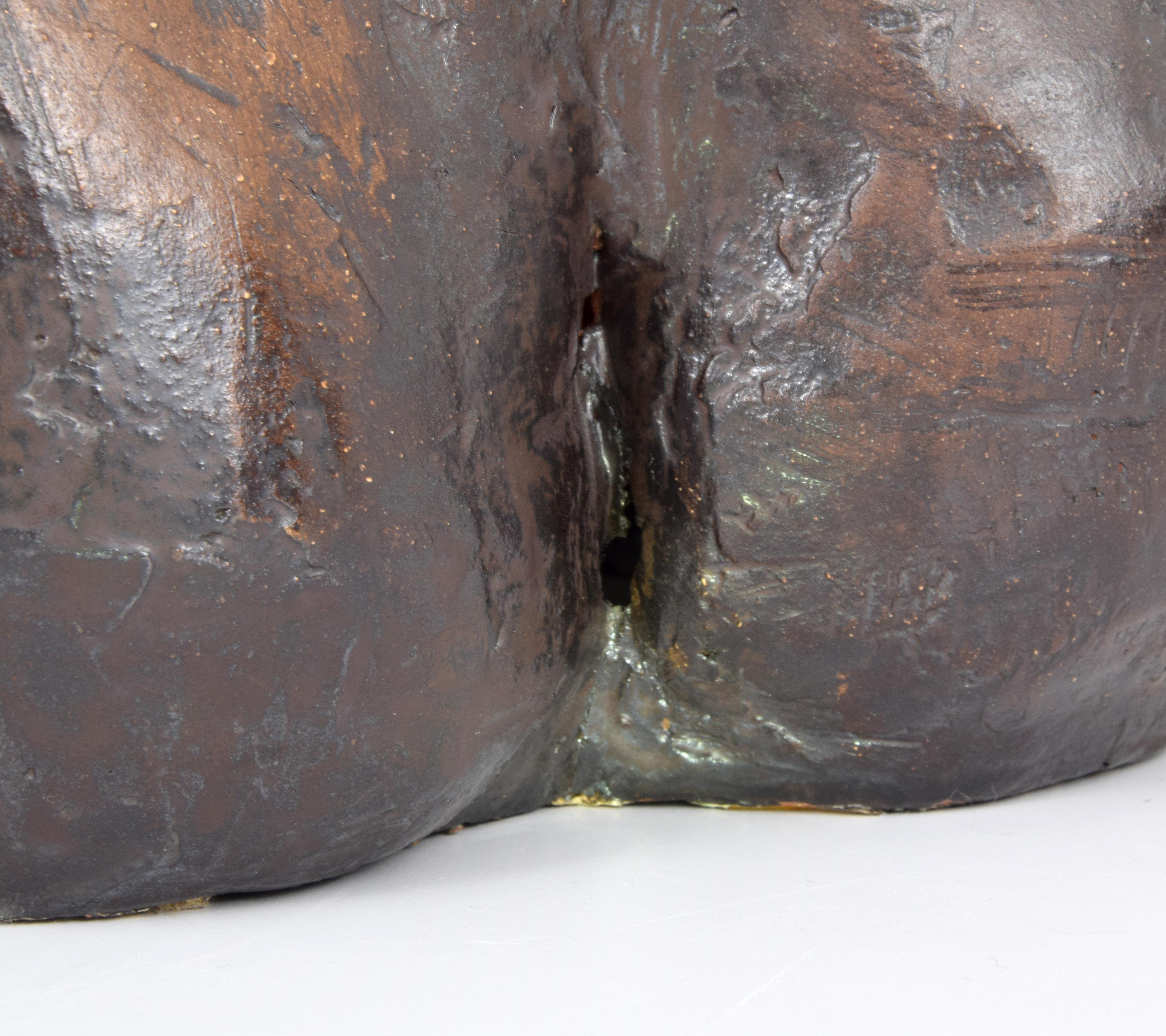 Grande scultura/vasca con torso di Mino Rosso in vendita 4