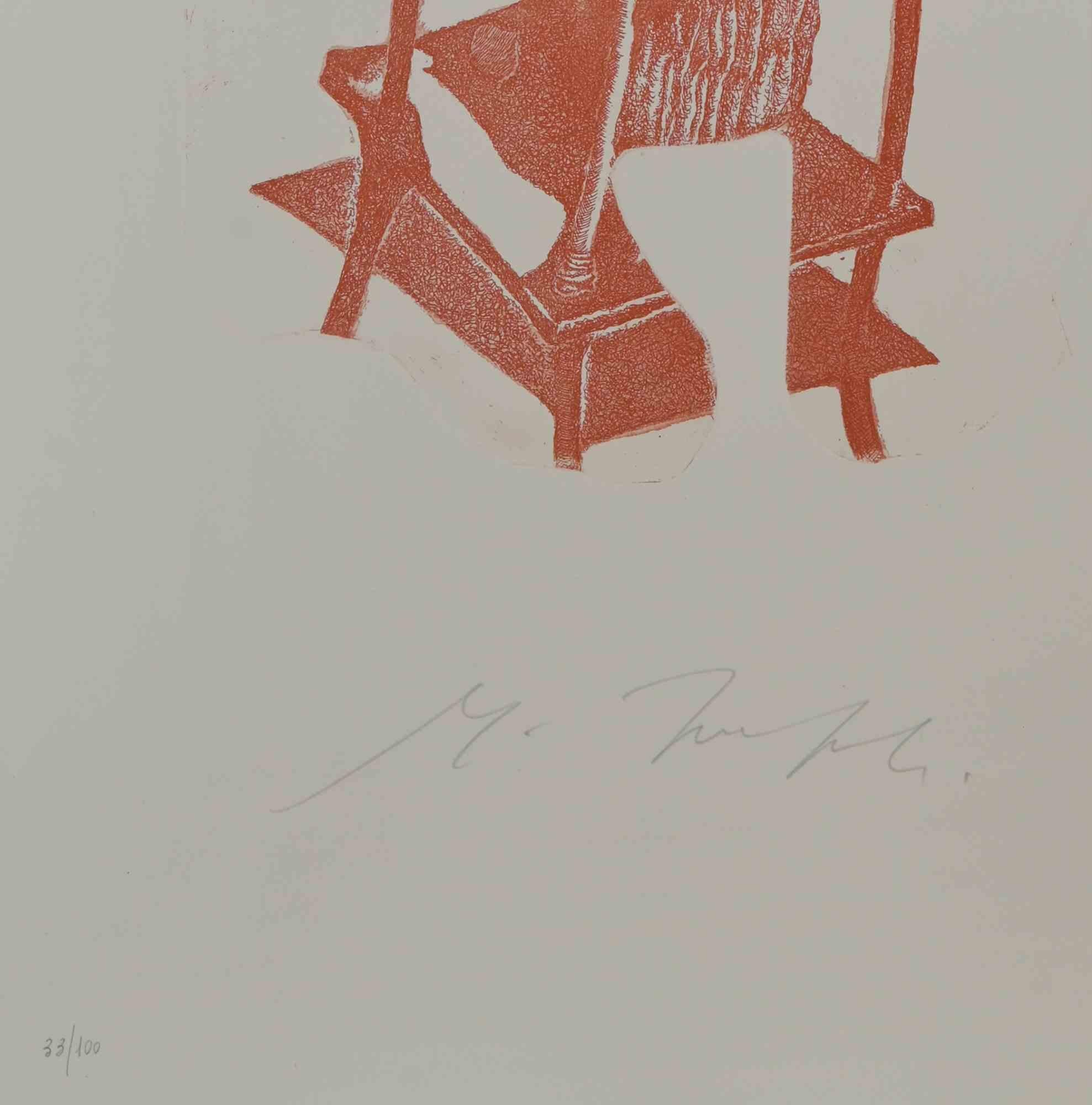 After Duchamp - Etching by Mino Trafeli - 1980 For Sale 2