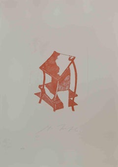 Dopo Duchamp - Acquaforte di Mino Trafeli - 1980