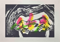 Komposition – Lithographie von Mino Trafeli – 1980er Jahre