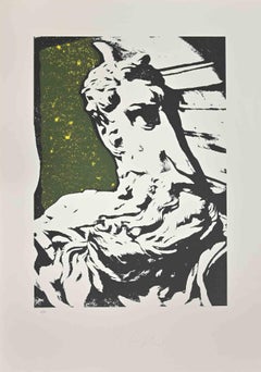 Vintage Composition - Lithograph by Mino Trafeli - 1980s