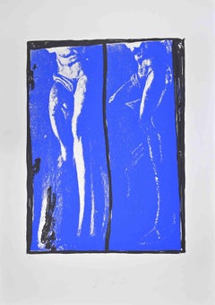 Composition - Lithograph by Mino Trafeli - 1980s