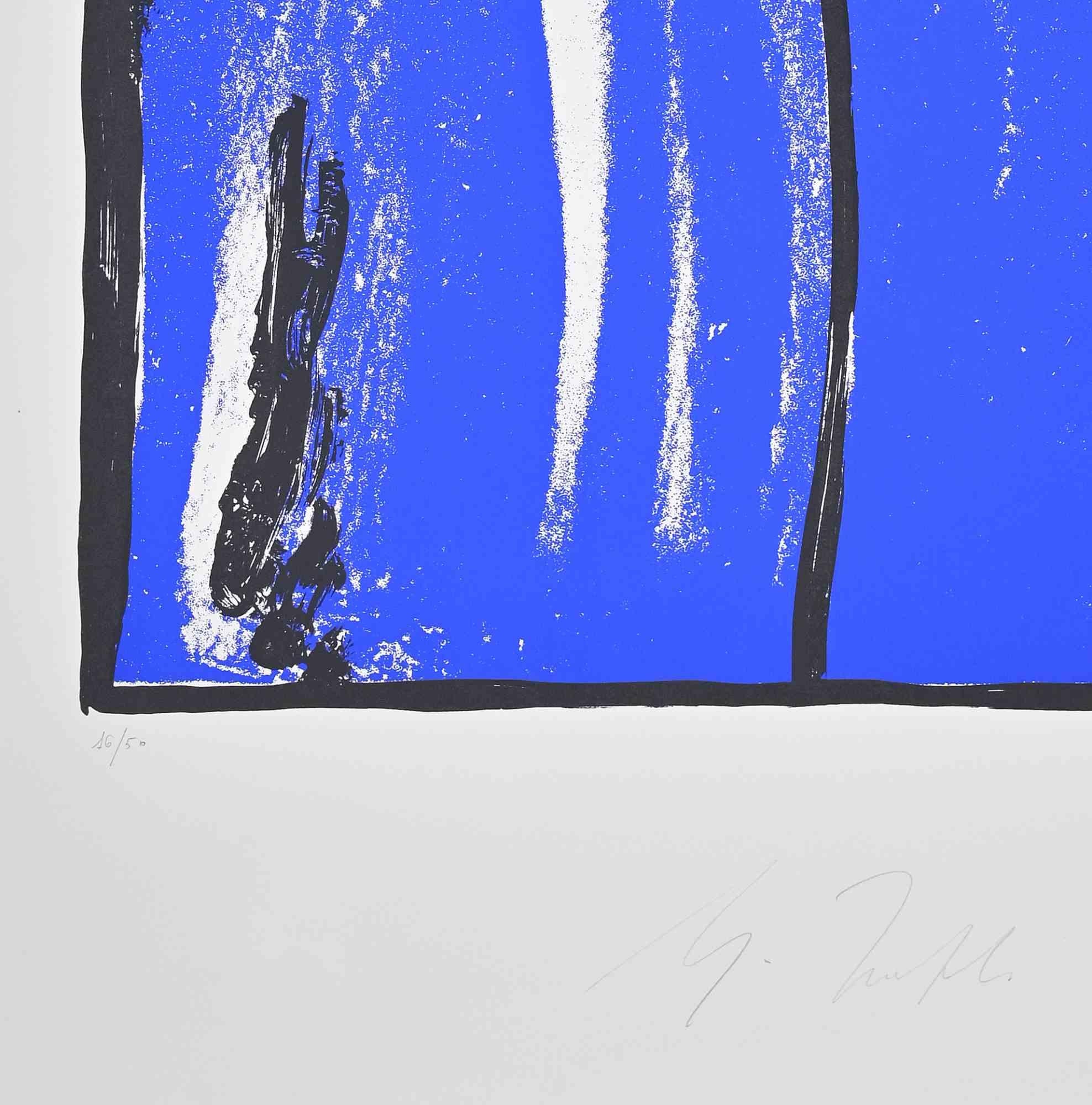 Michelagnolo - Screen print by Mino Trafeli - 1984 For Sale 1