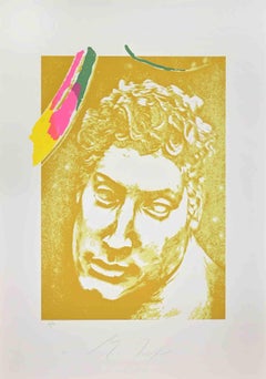 Michelagnolo - Screen print by Mino Trafeli - 1985