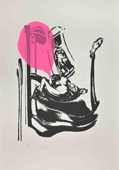 Michelagnolo - Screen Print by Mino Trafeli - 1985