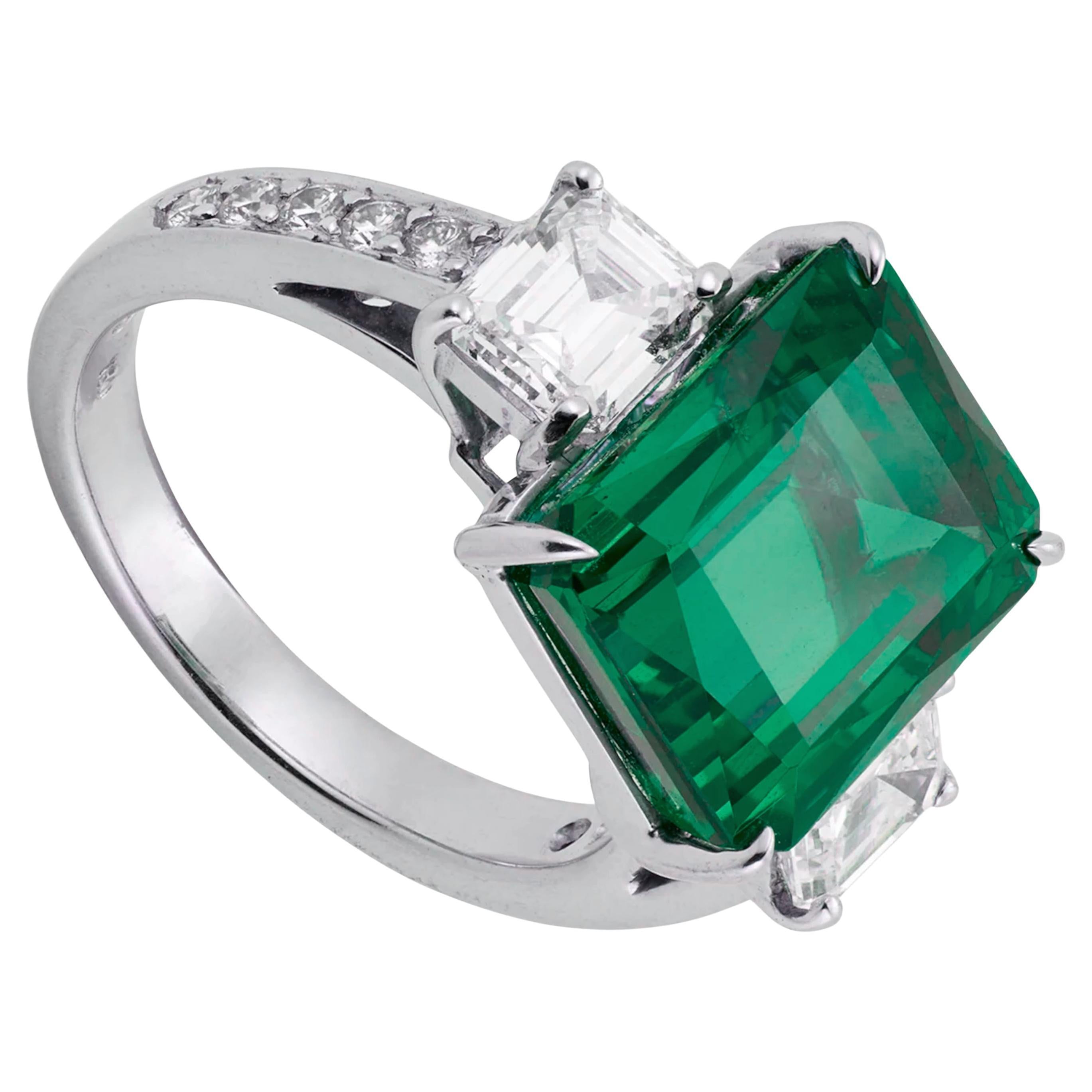 GRS Certified 6.89 Carat Emerald Cut Diamond Eternity Ring in Platinum

Celebrate timeless elegance with this stunning emerald cut diamond ring, meticulously crafted to perfection.

endless love, features ideal-cut diamond with both excellent