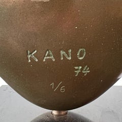 Minoru Kano bronze abstrait