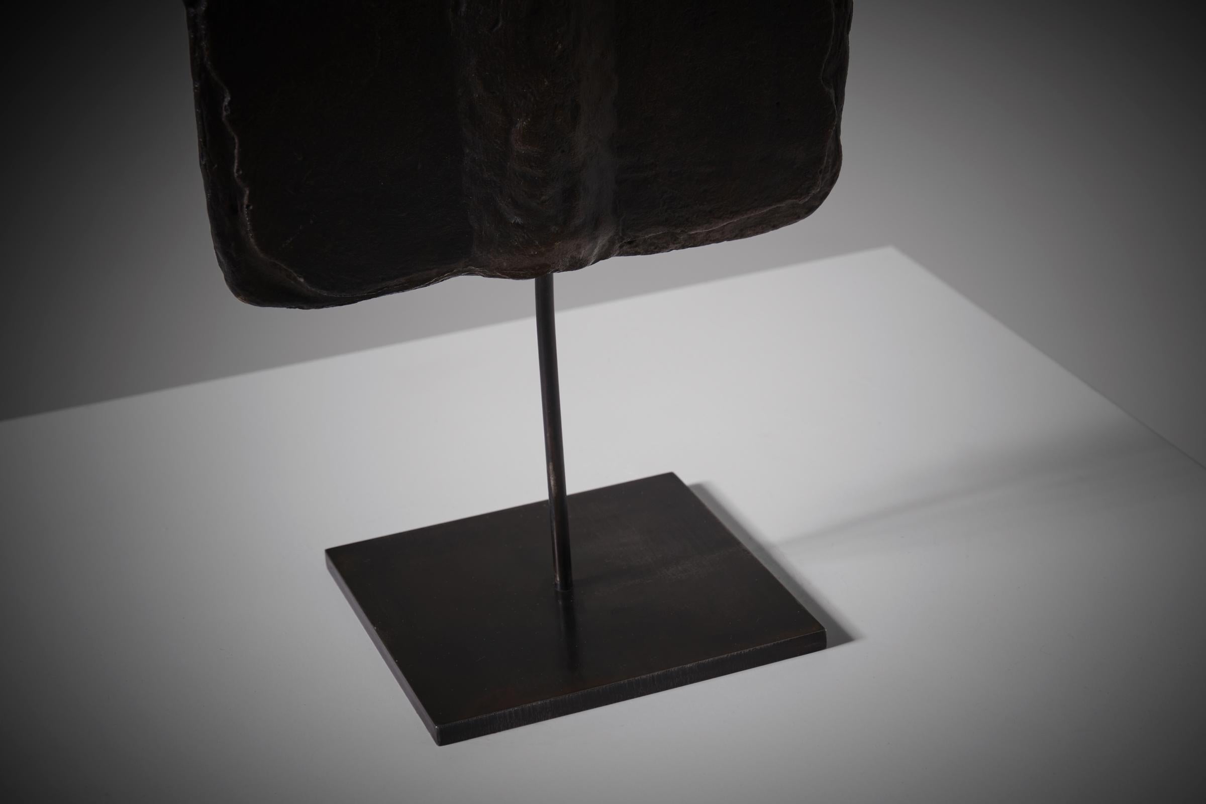 Minoru Kano Abstract Bronze sculpture, 1960s 2