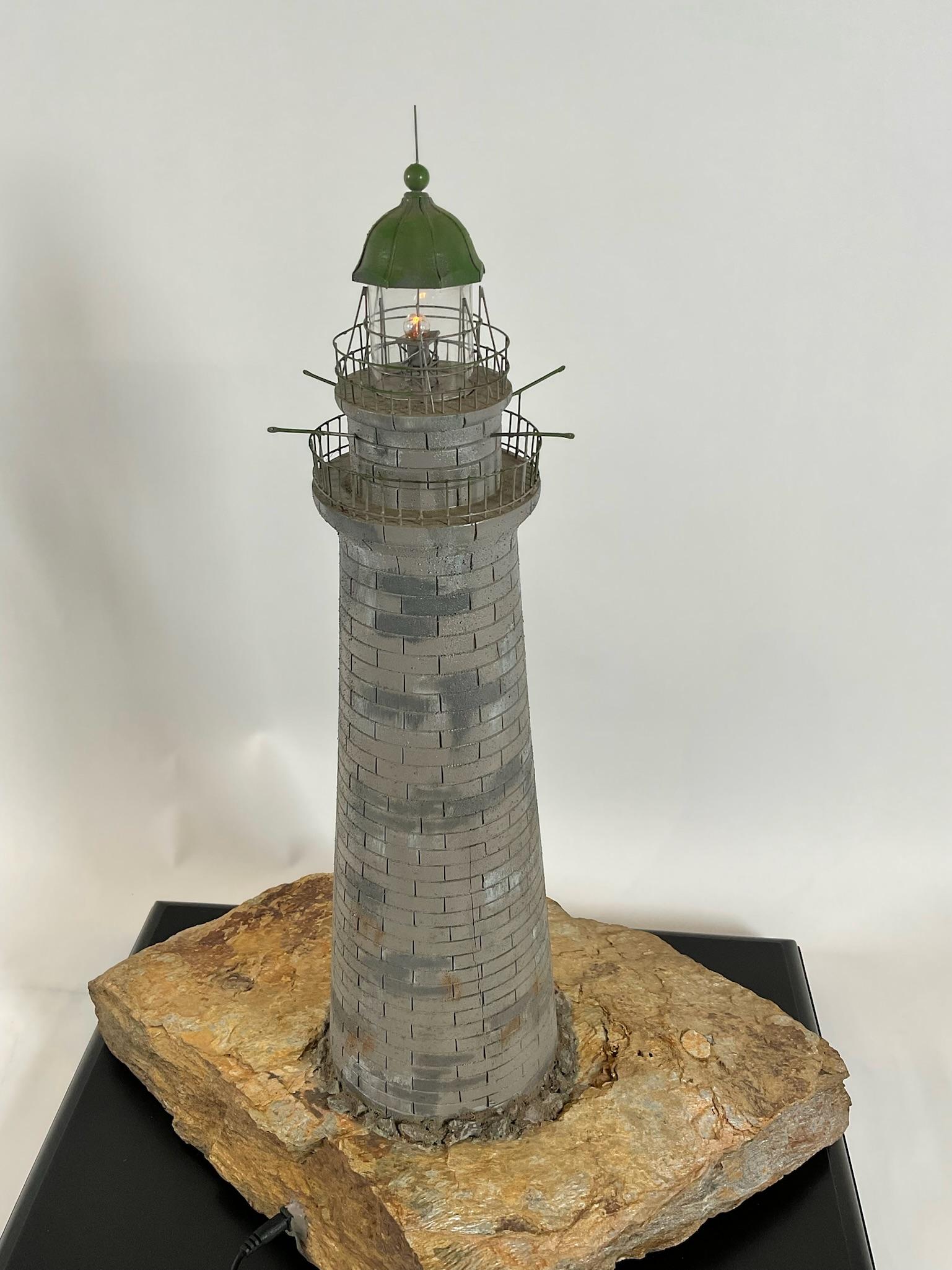 Minots Ledge Lighthouse Model For Sale 7