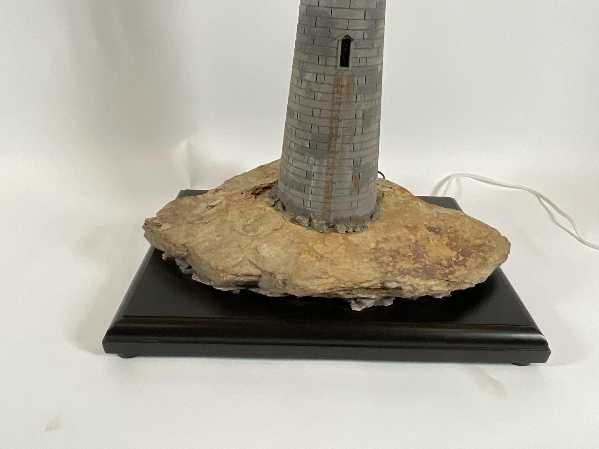 Contemporary Minots Ledge Lighthouse Model For Sale