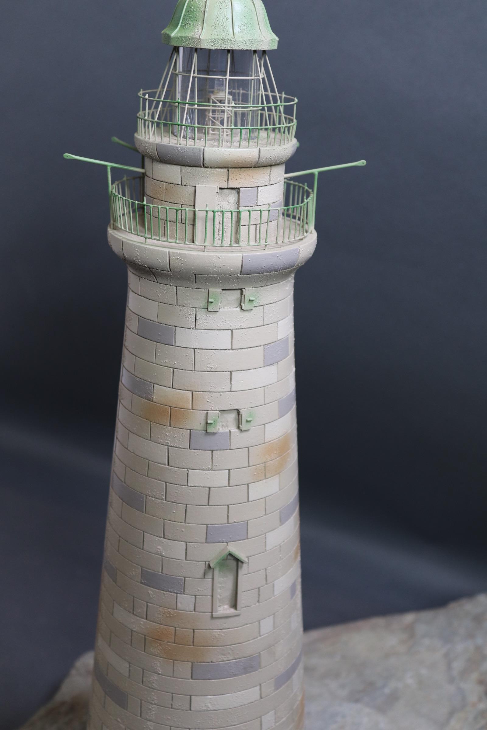 Minots Light Lighthouse Model In Good Condition In Norwell, MA