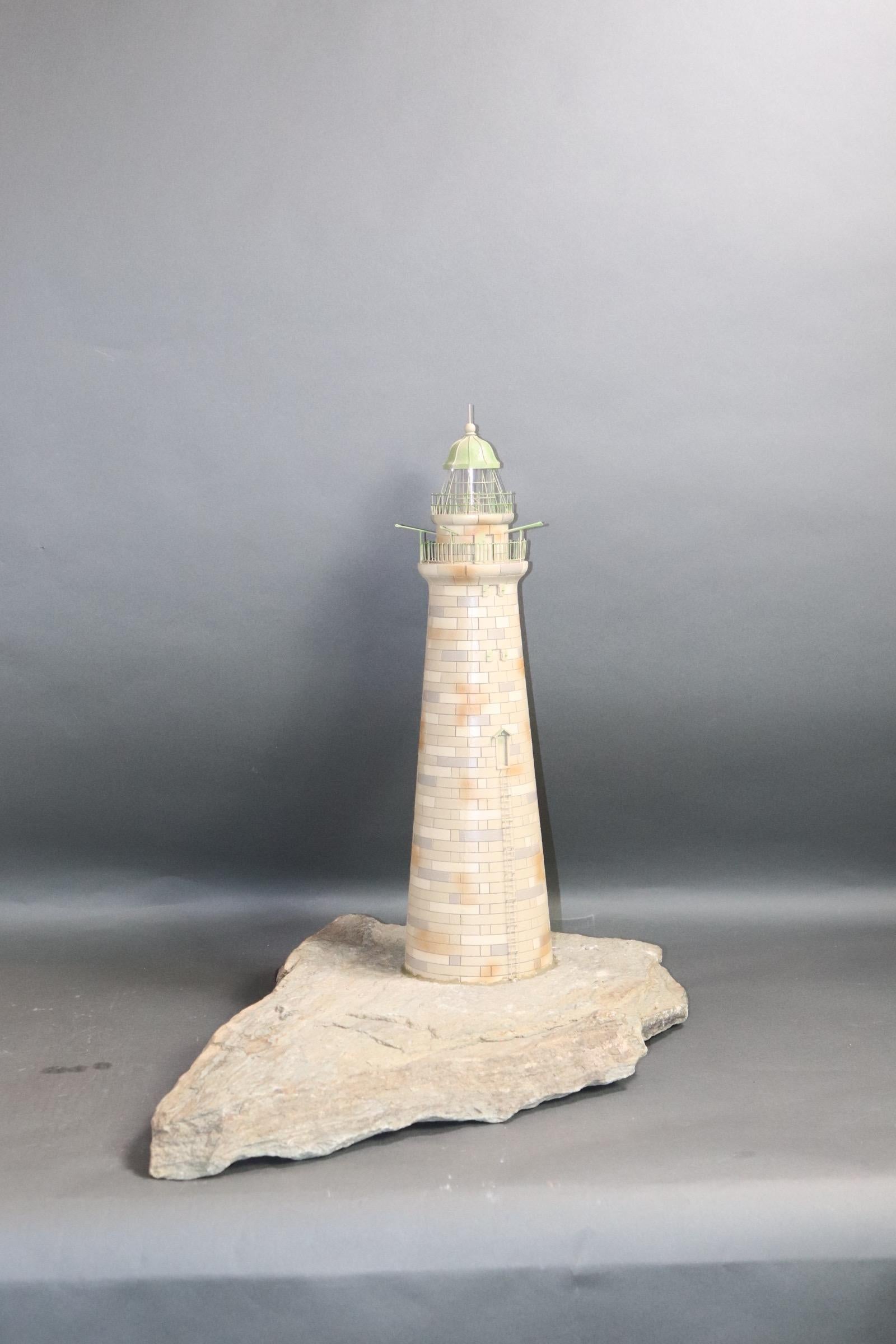 Contemporary Minots Light Lighthouse Model