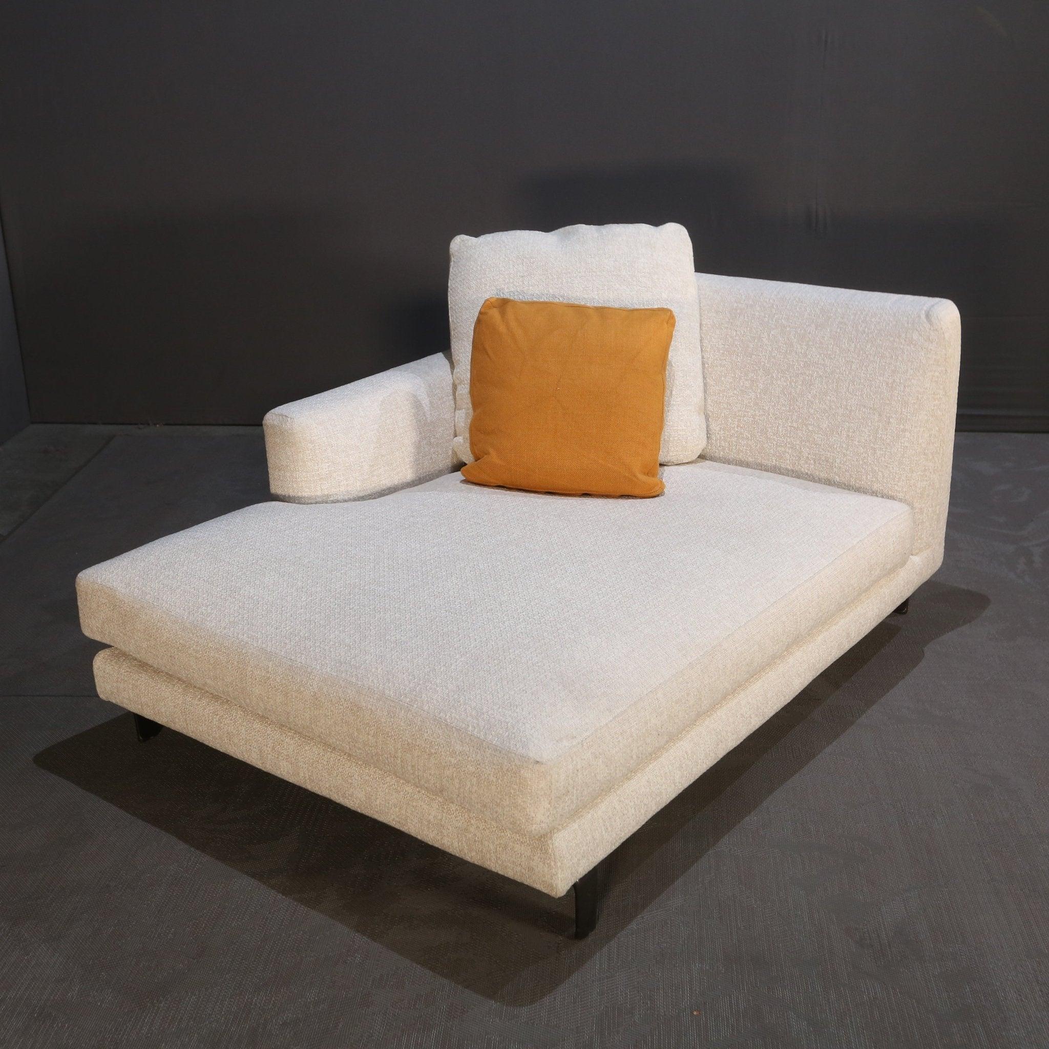 Minotti Allen Beigefarbenes Ecksofa von Rodolfo Dordoni (Italienisch)