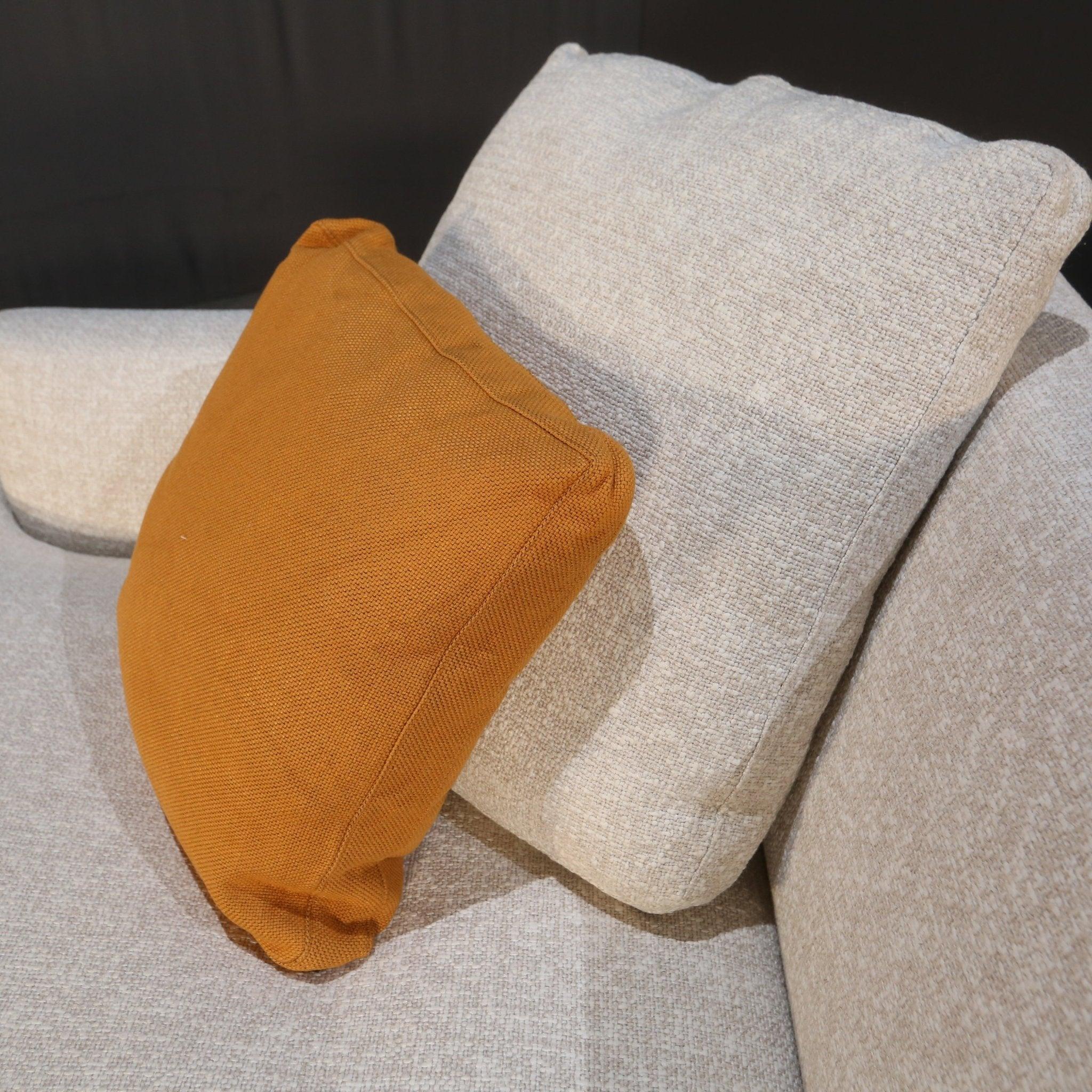 Minotti Allen Beigefarbenes Ecksofa von Rodolfo Dordoni (Aluminium)