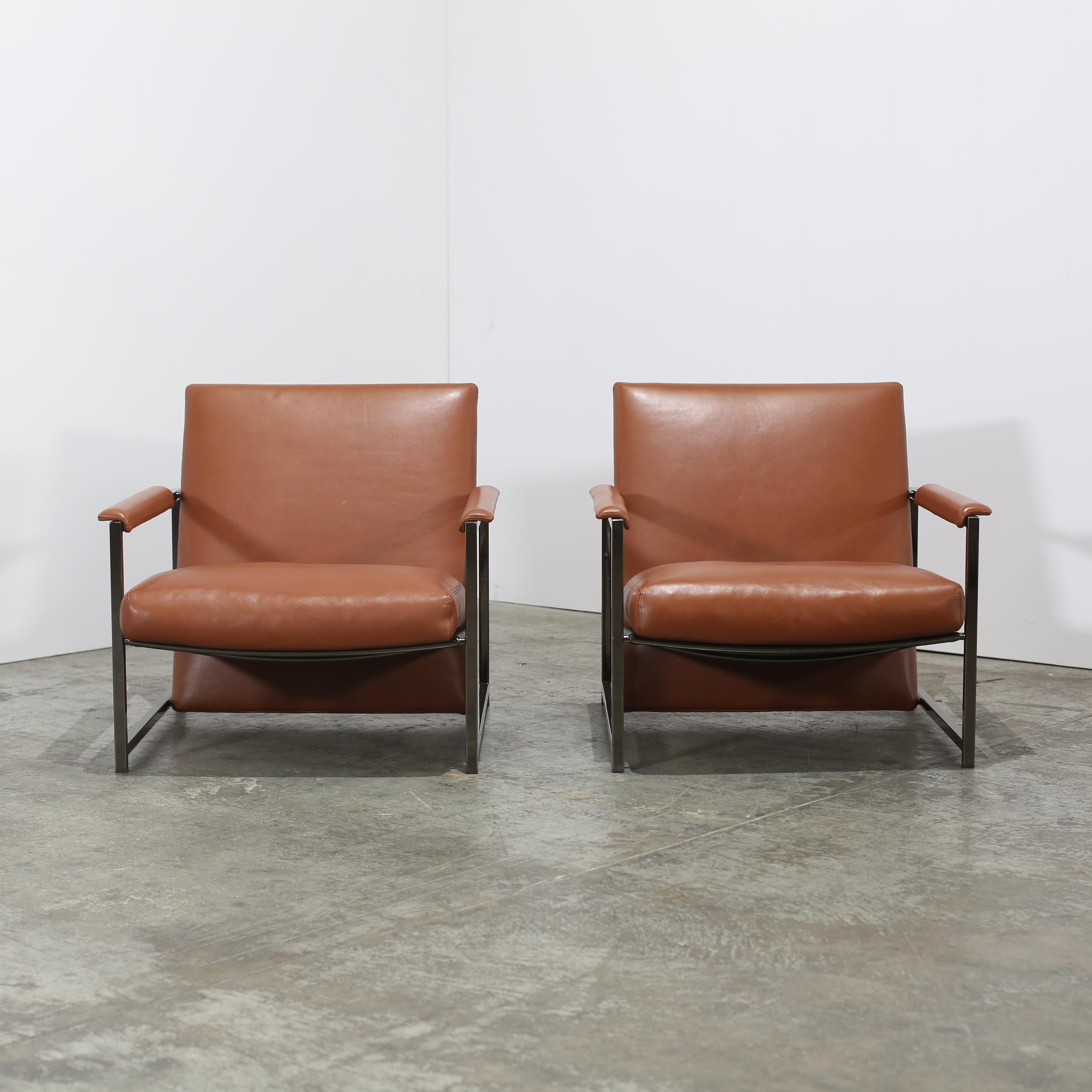 Minotti Atlan Armchairs by Rodolfo Dordoni, Set of Two im Angebot 3