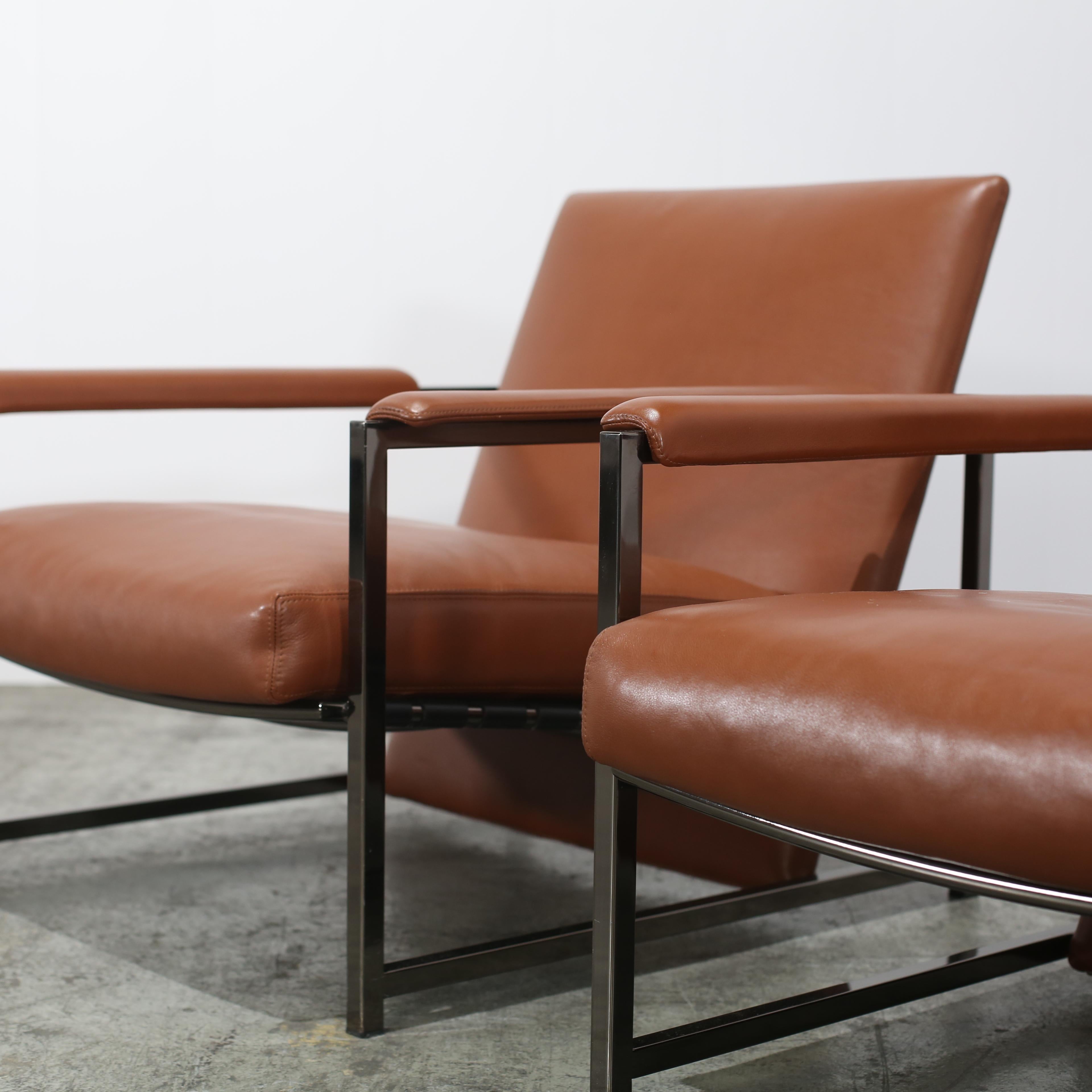 Minotti Atlan Armchairs by Rodolfo Dordoni, Set of Two im Angebot 1