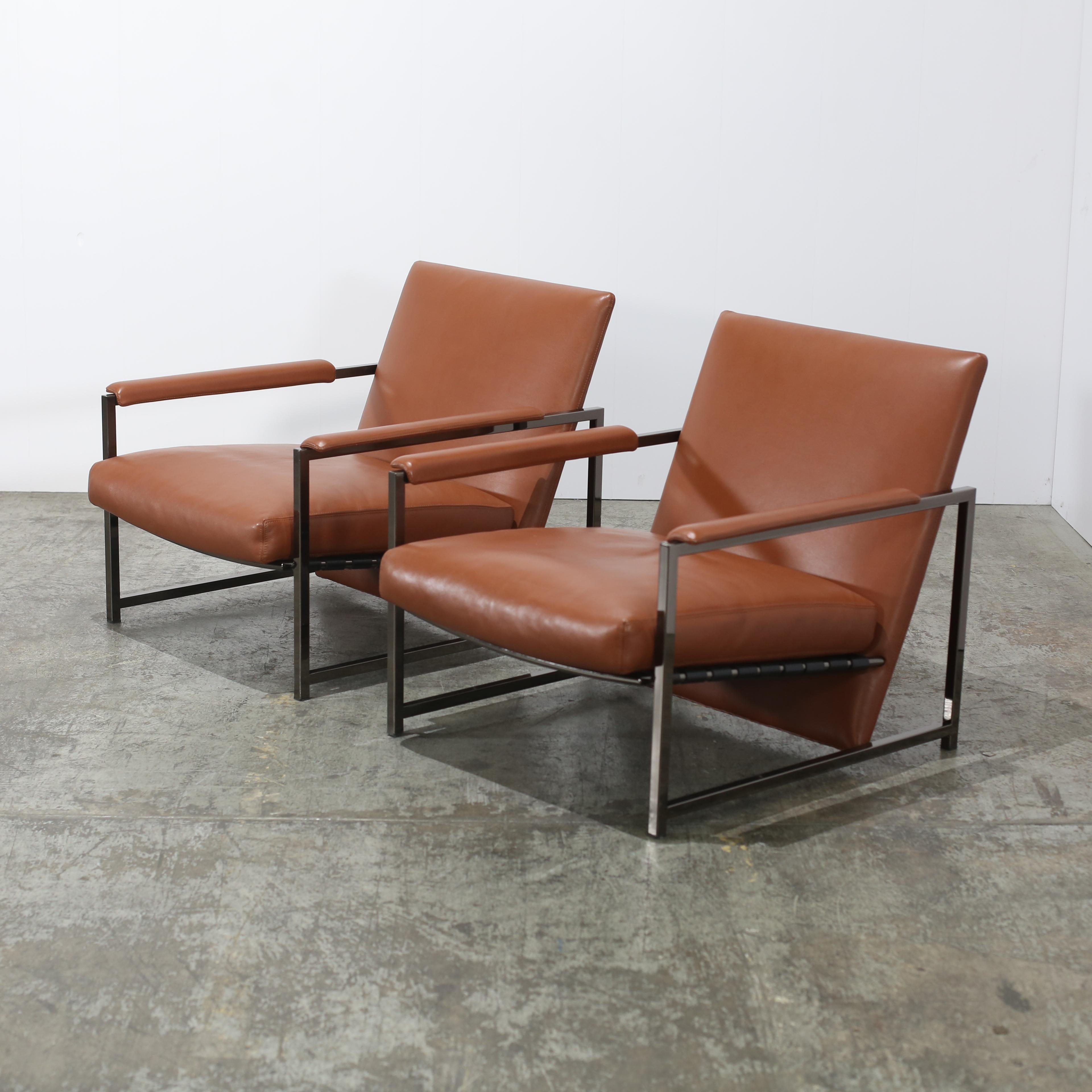 Minotti Atlan Armchairs by Rodolfo Dordoni, Set of Two im Angebot 2