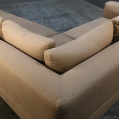 Minotti Beigefarbenes Modul-Sofa