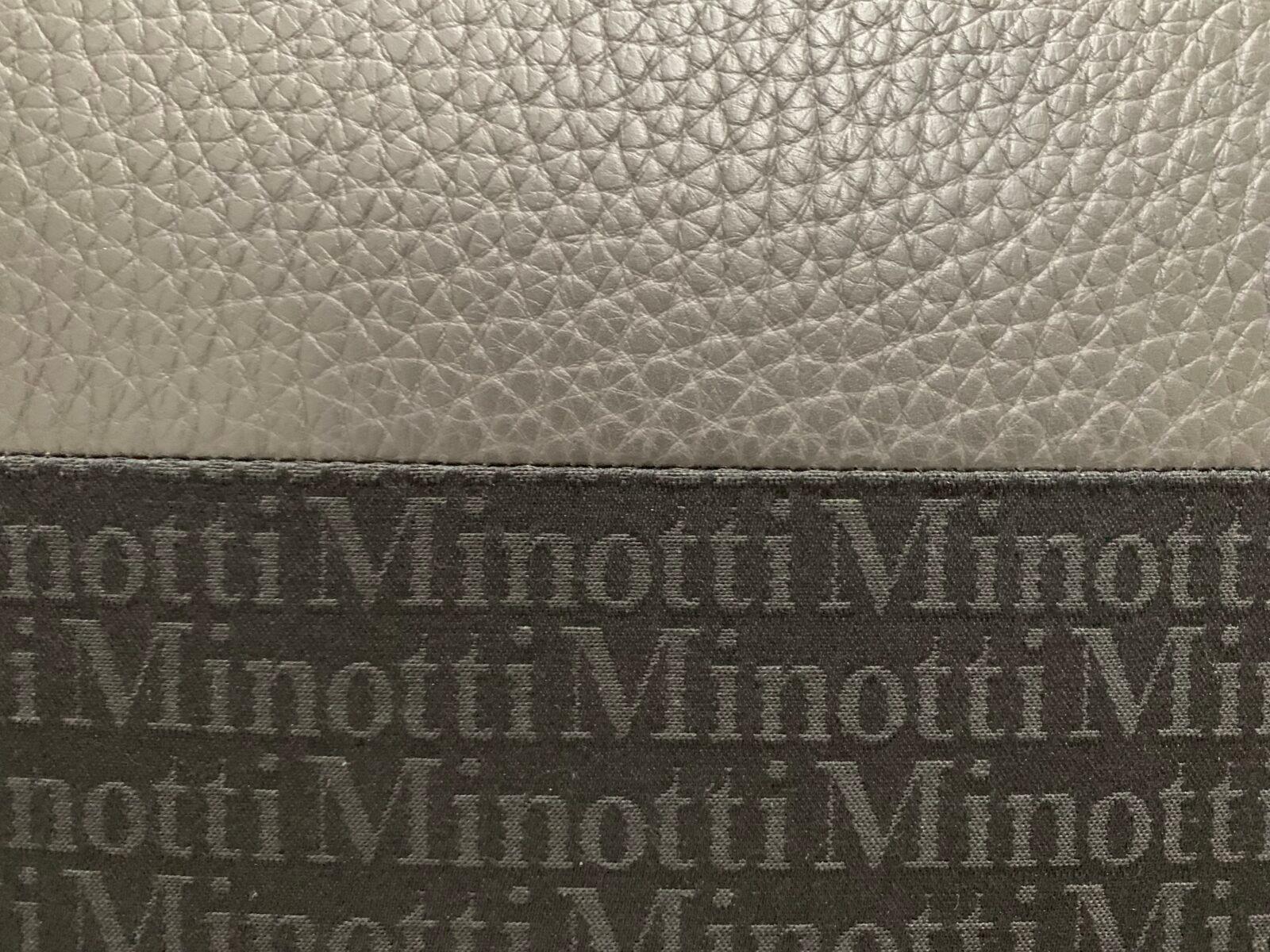 Minotti “Blake Soft” Armchair & Footstool – In Dark Grey “Pelle” Leather 11