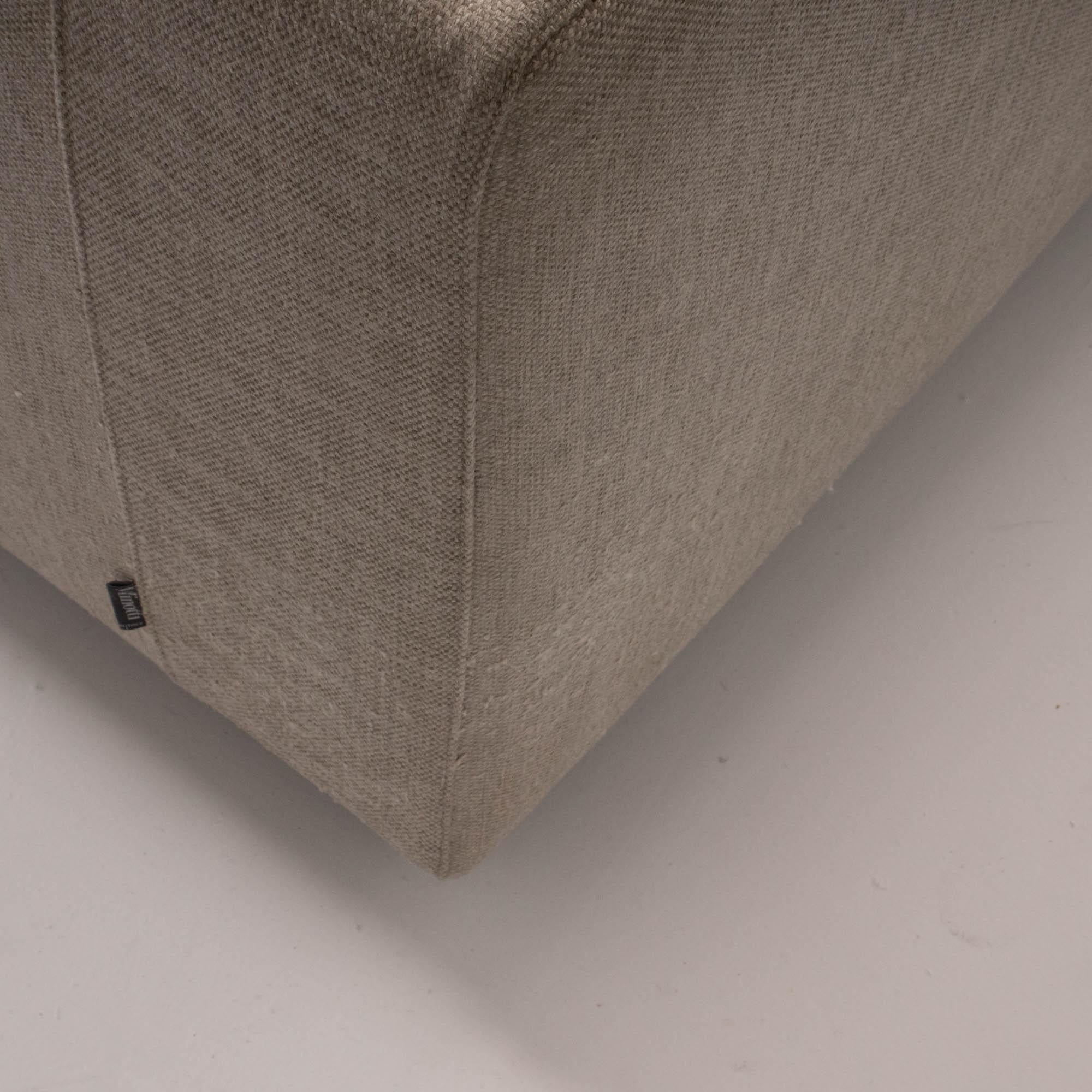 Minotti by Rodolfo Dordoni Beige Fabric Andersen Line Modular Sofa 6