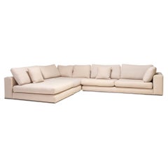 Minotti by Rodolfo Dordoni Beige Boucle Andersen Line Corner Modular Sofa