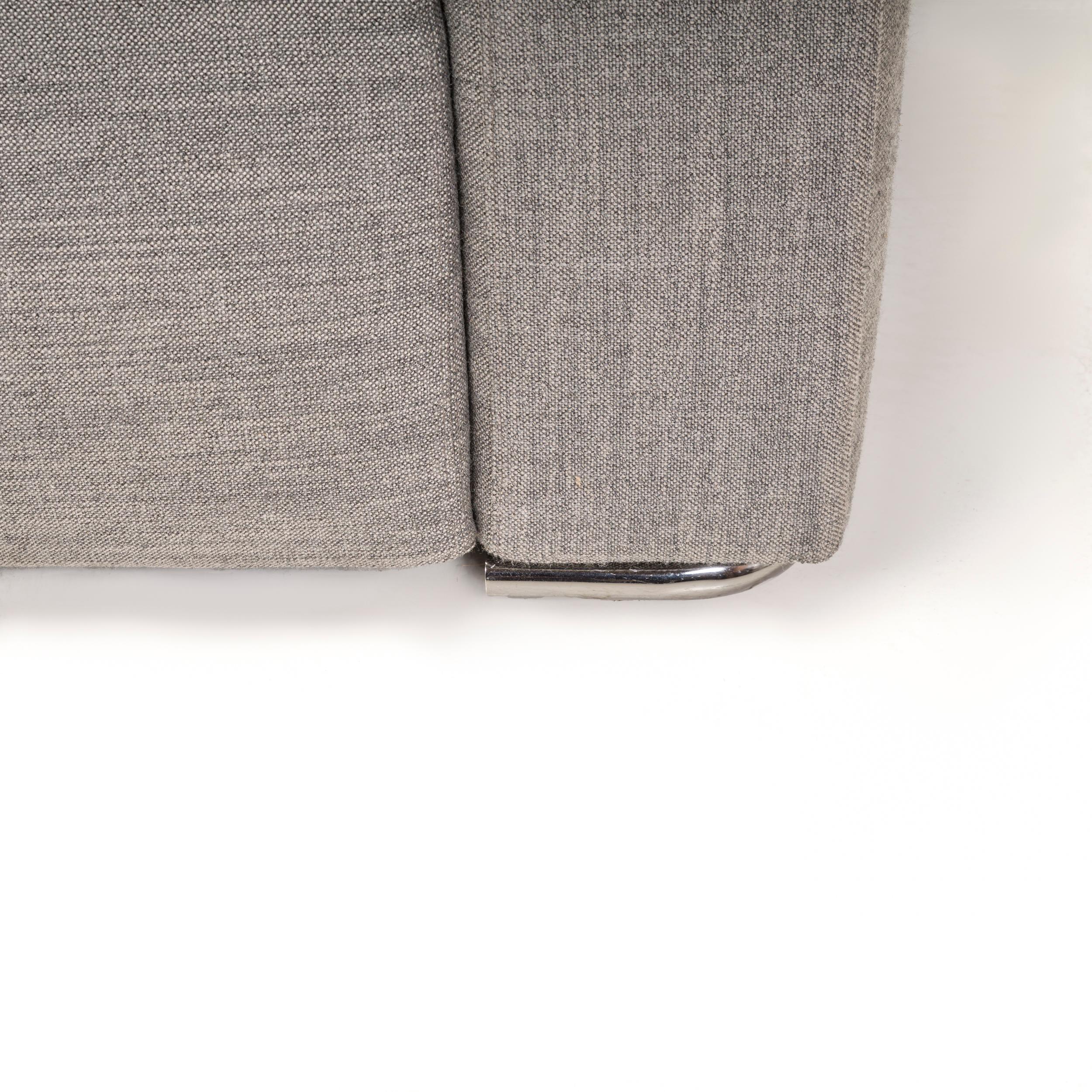 Minotti By Rodolfo Dordoni Donovan Grey Sofa For Sale 4