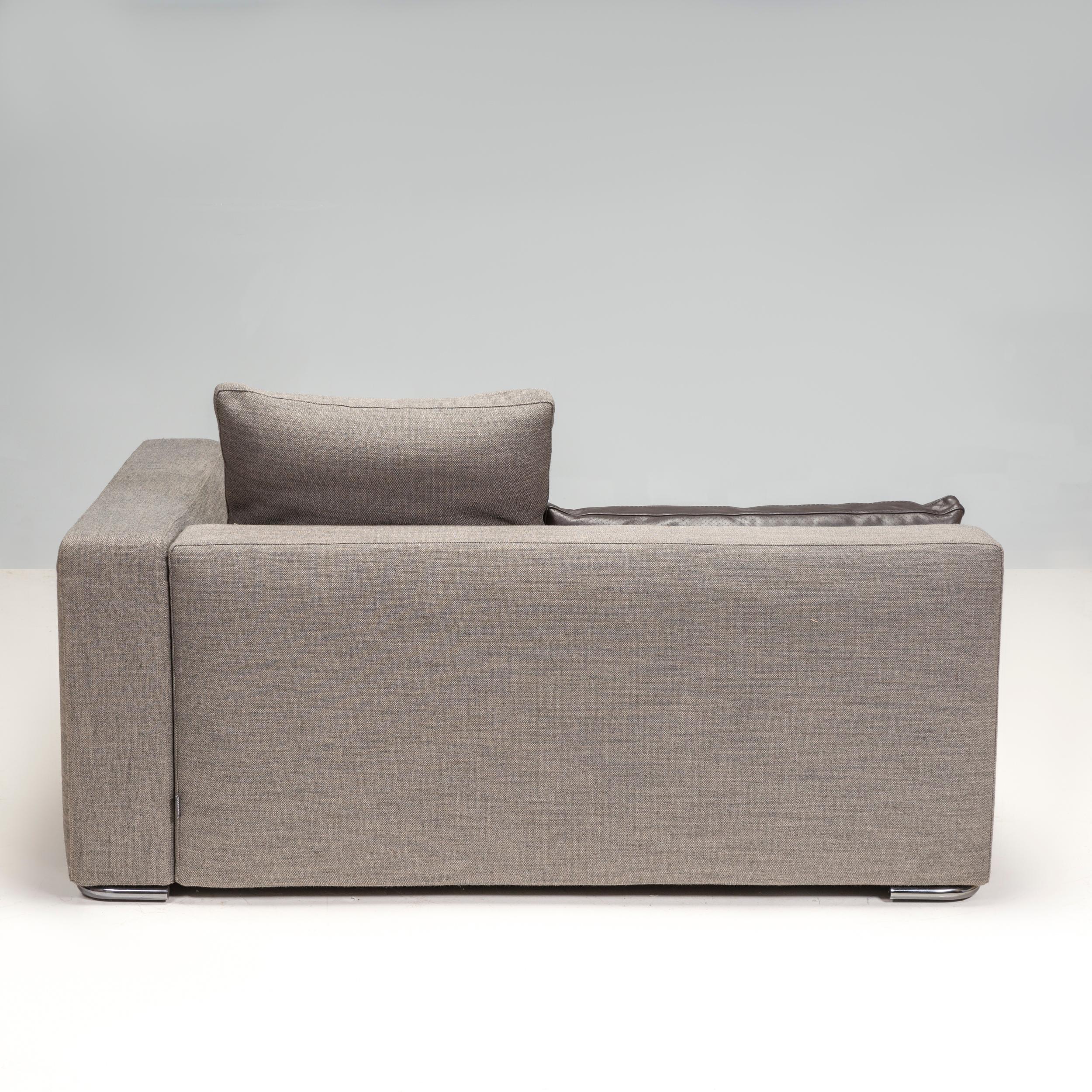 Fabric Minotti By Rodolfo Dordoni Donovan Grey Sofa For Sale
