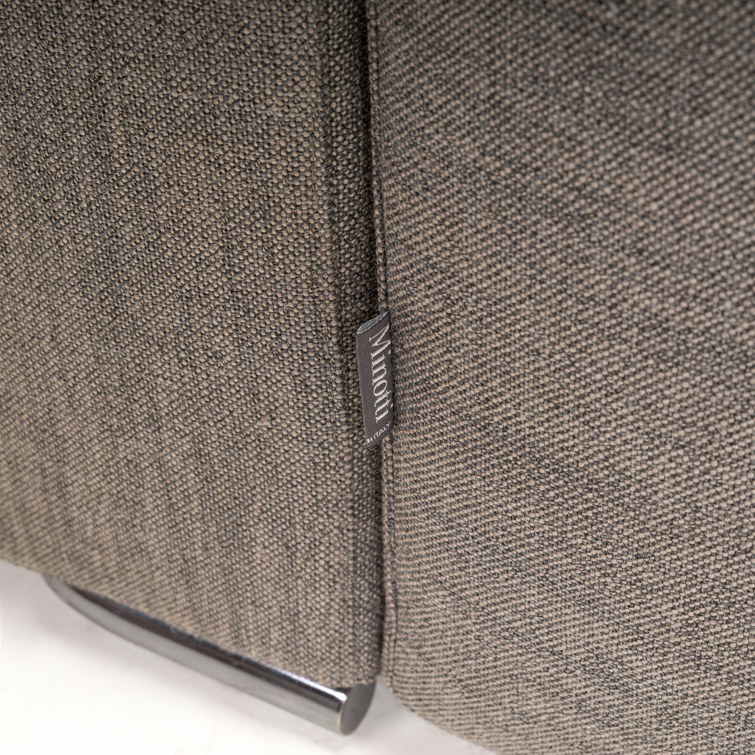 Minotti By Rodolfo Dordoni Donovan Grey Sofa 2
