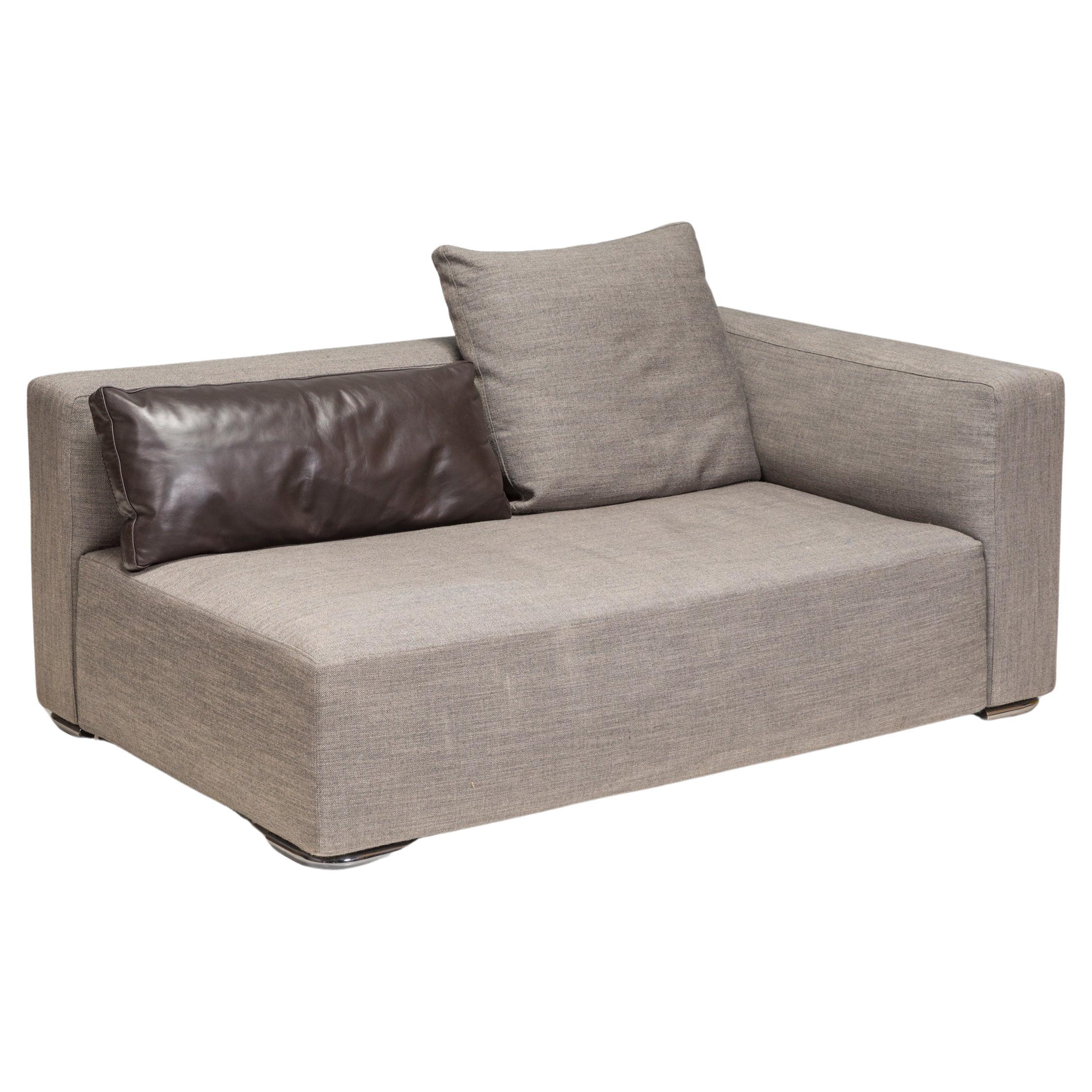 Minotti By Rodolfo Dordoni Donovan Grey Sofa For Sale