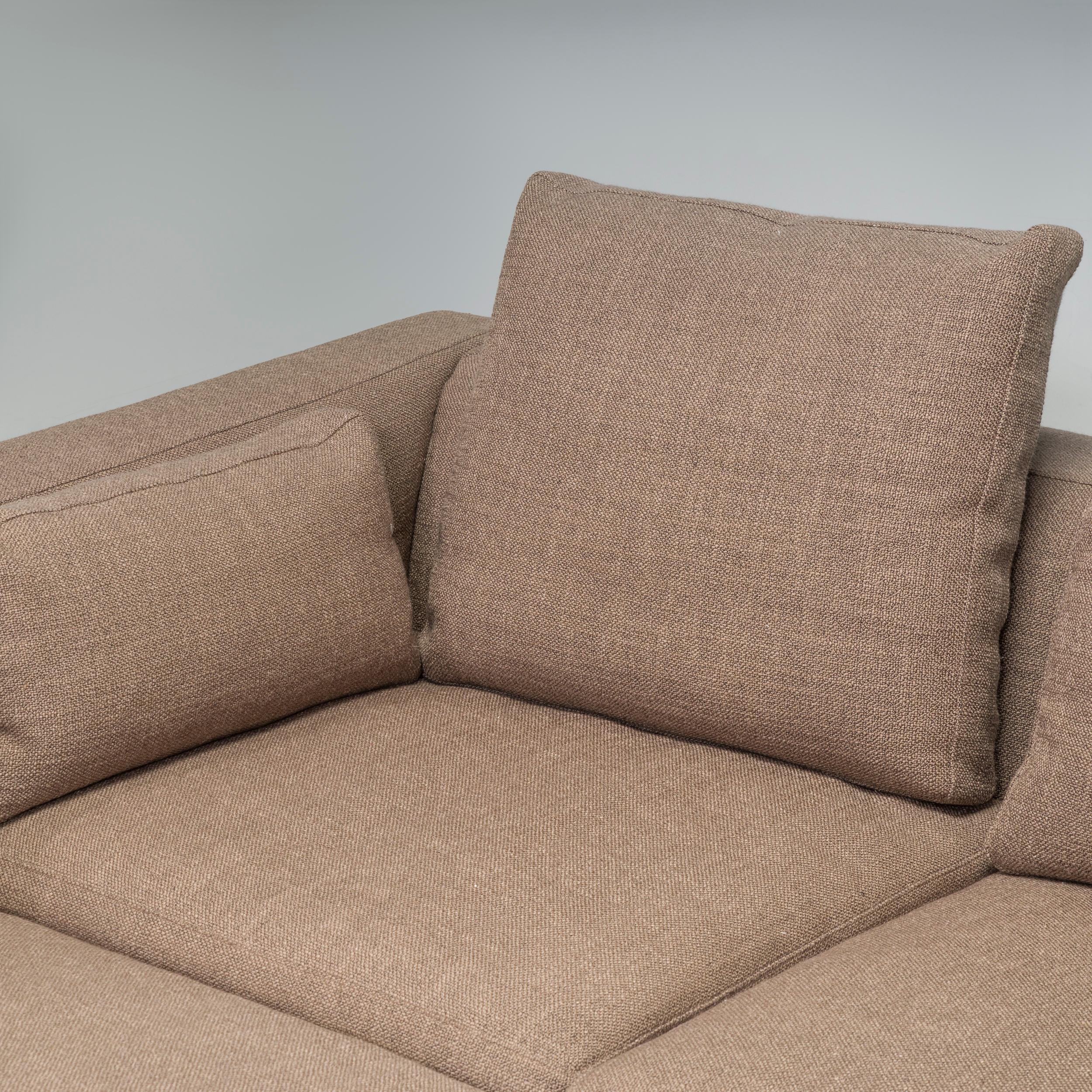 Minotti by Rodolfo Dordoni Grey Fabric Andersen Line Modular Sofa 2