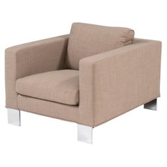 Fauteuil de valise beige Minotti par Rodolfo Dordoni