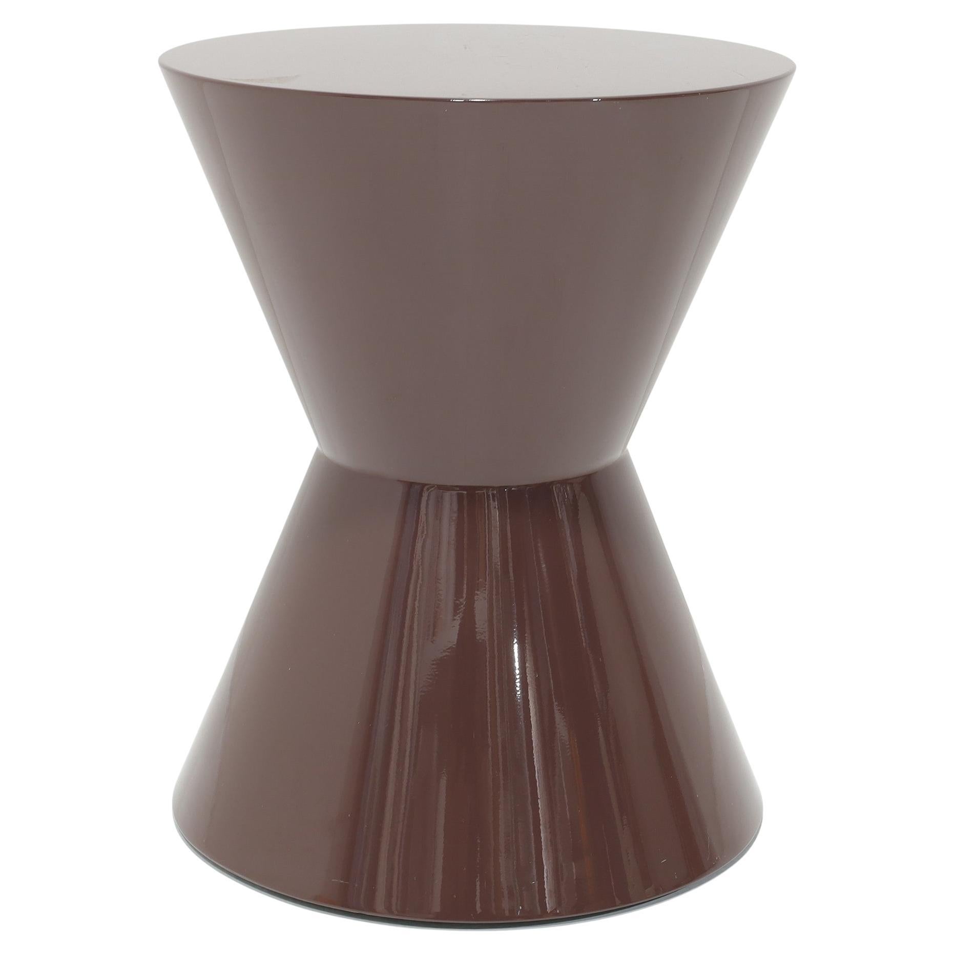 Minotti Cesar Tisch in Pflaume Glänzend Lack