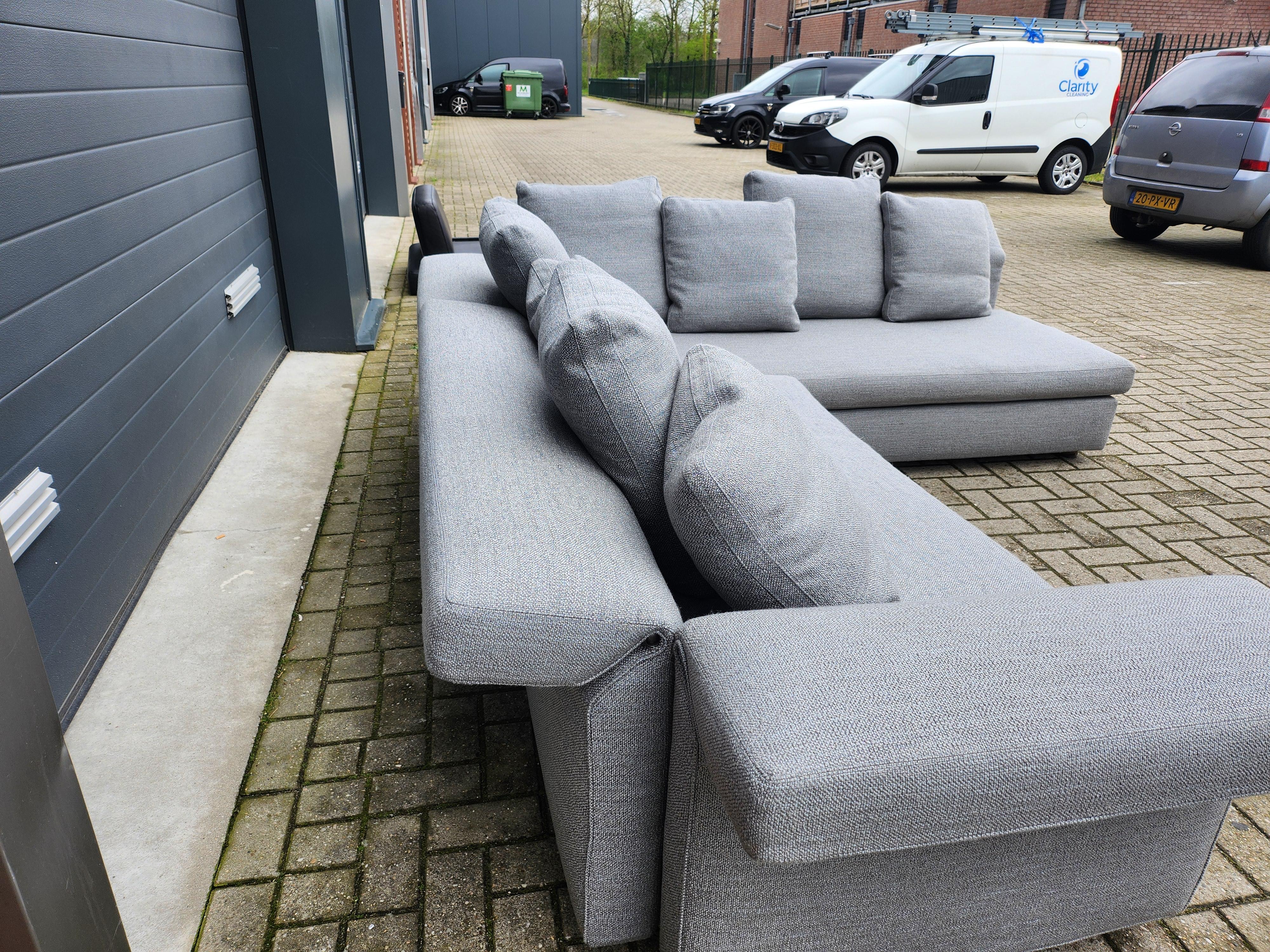 Fabric Minotti Collar sofa - Modular sofa For Sale