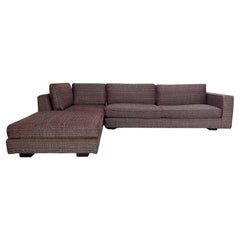 Minotti "Freeman" 4-Seat L-Shape Sofa - In Dedar Tweed Fabric