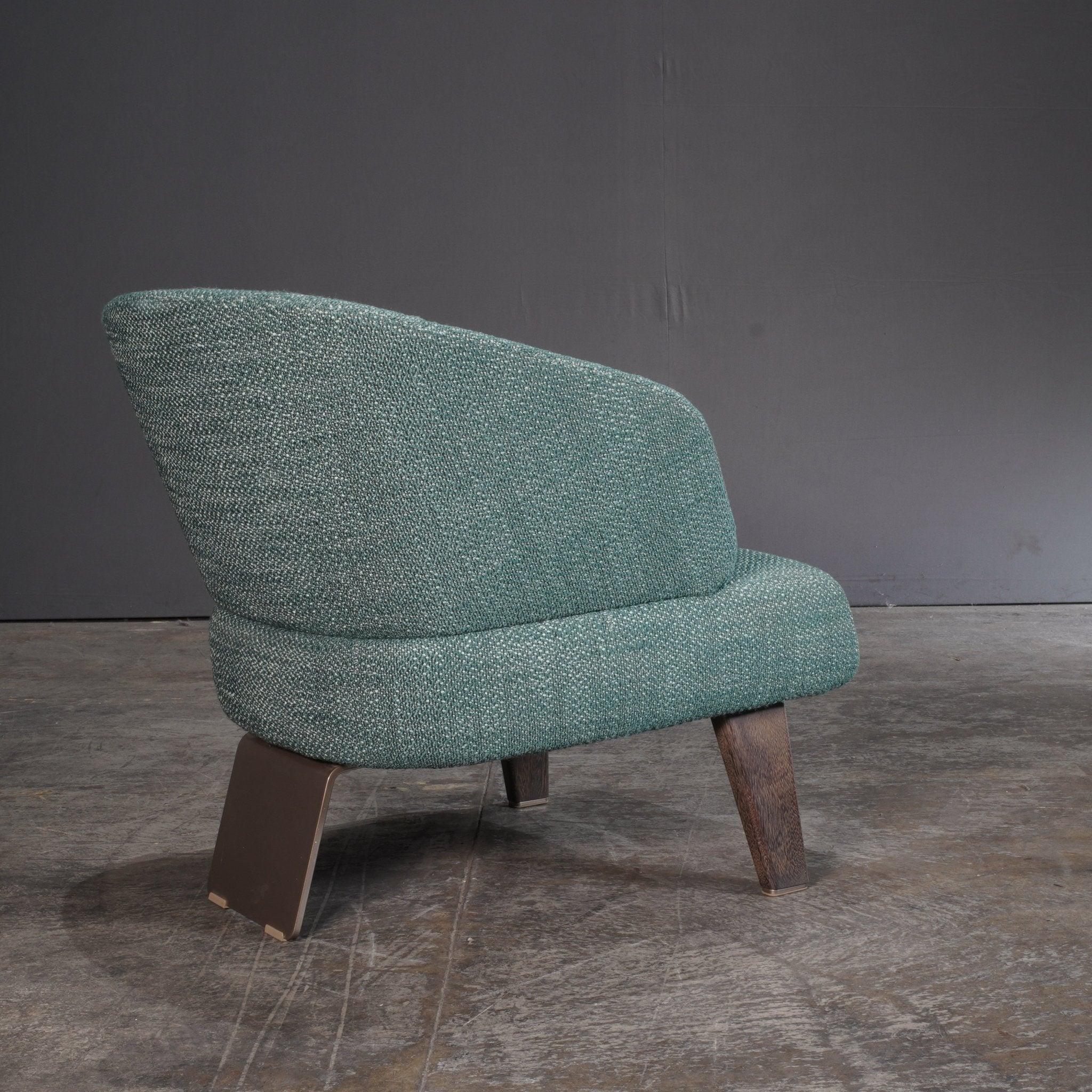 Tissu Fauteuil Aston vert Minotti de Rodolfo Dordoni en vente