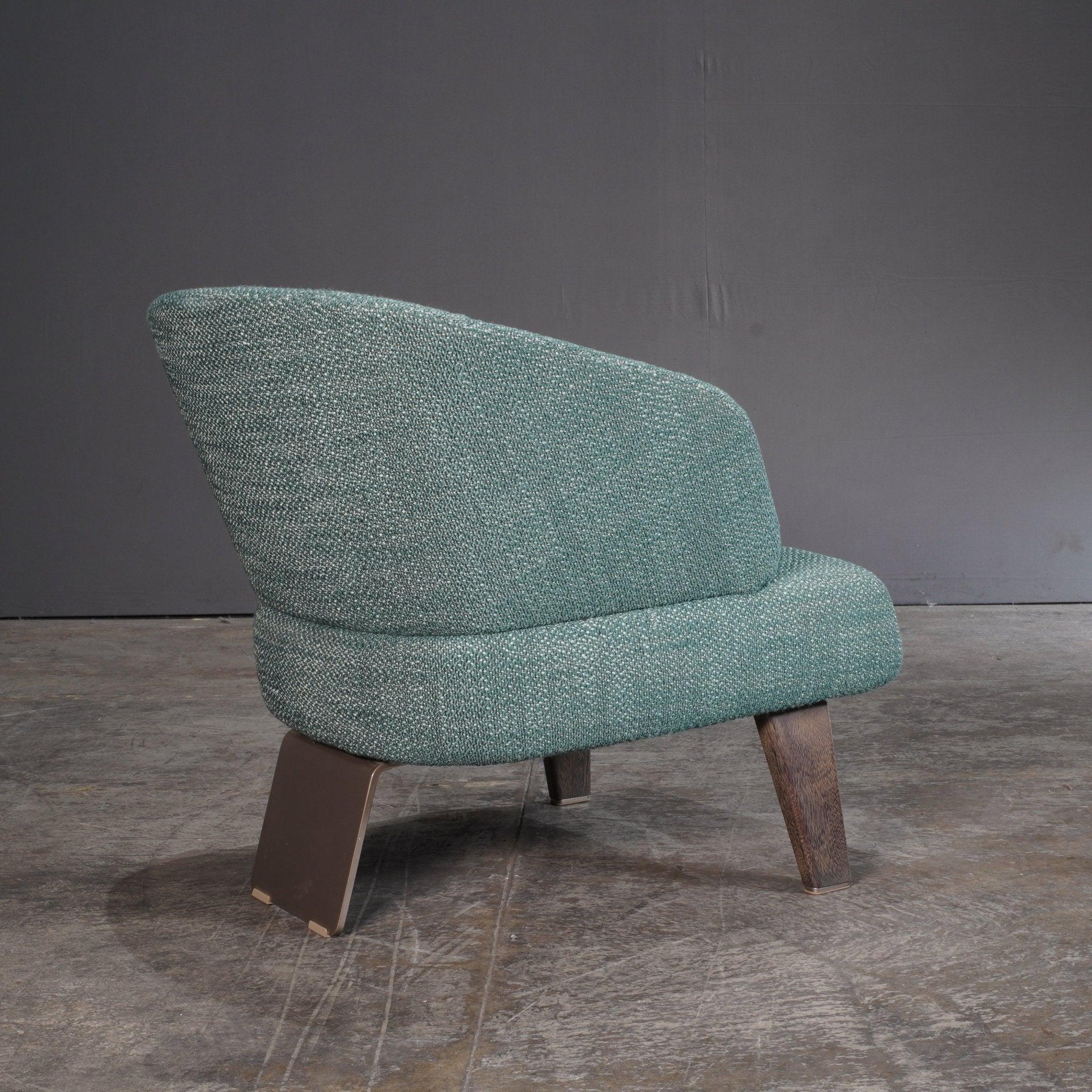 Fauteuil Aston vert Minotti de Rodolfo Dordoni en vente 1