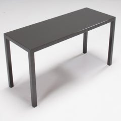 Minotti Grey Lacquered Console Table