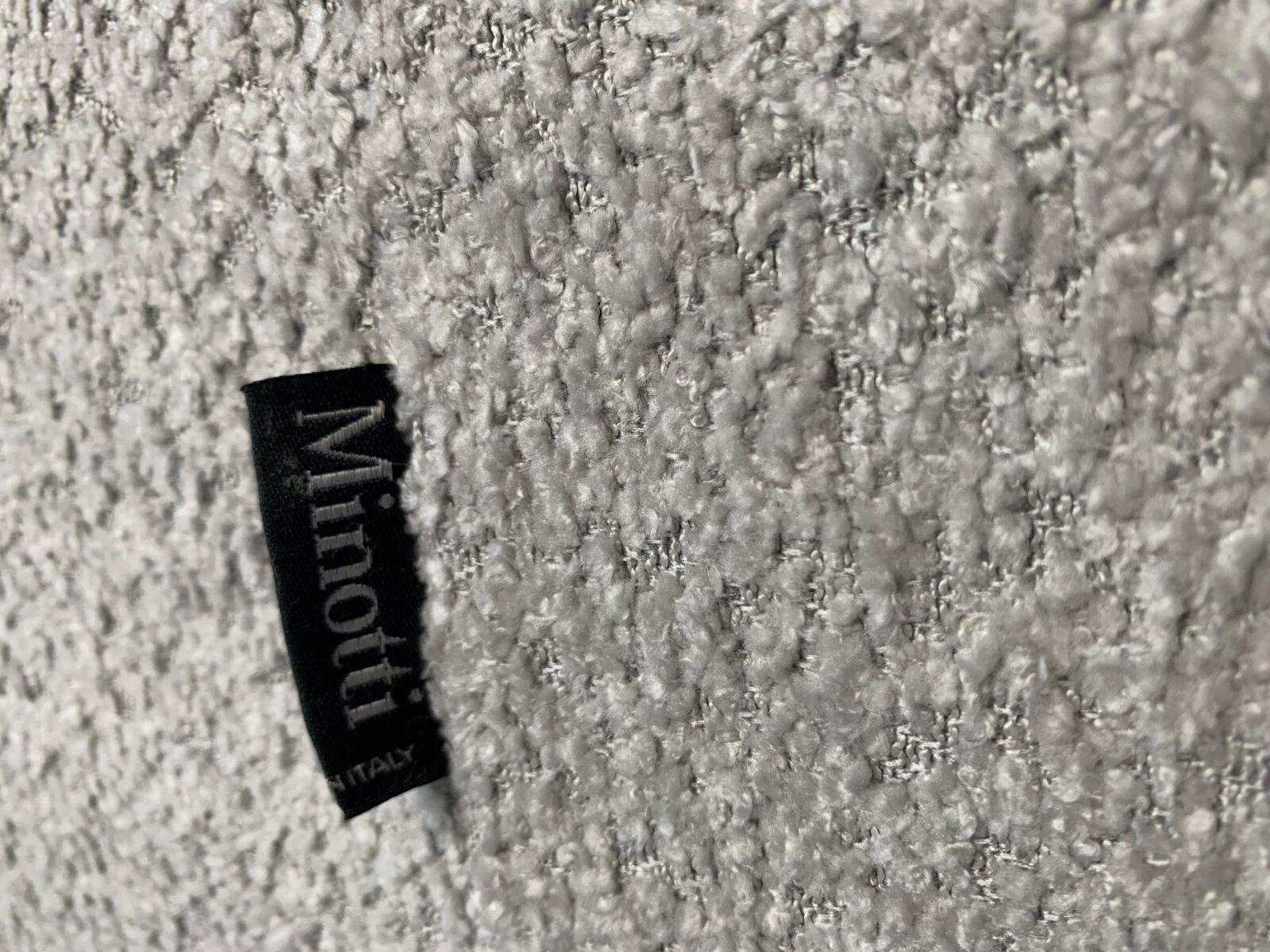 Minotti Hamilton 6-sitziges L-förmiges Sofa - Boucle-Stoff 2