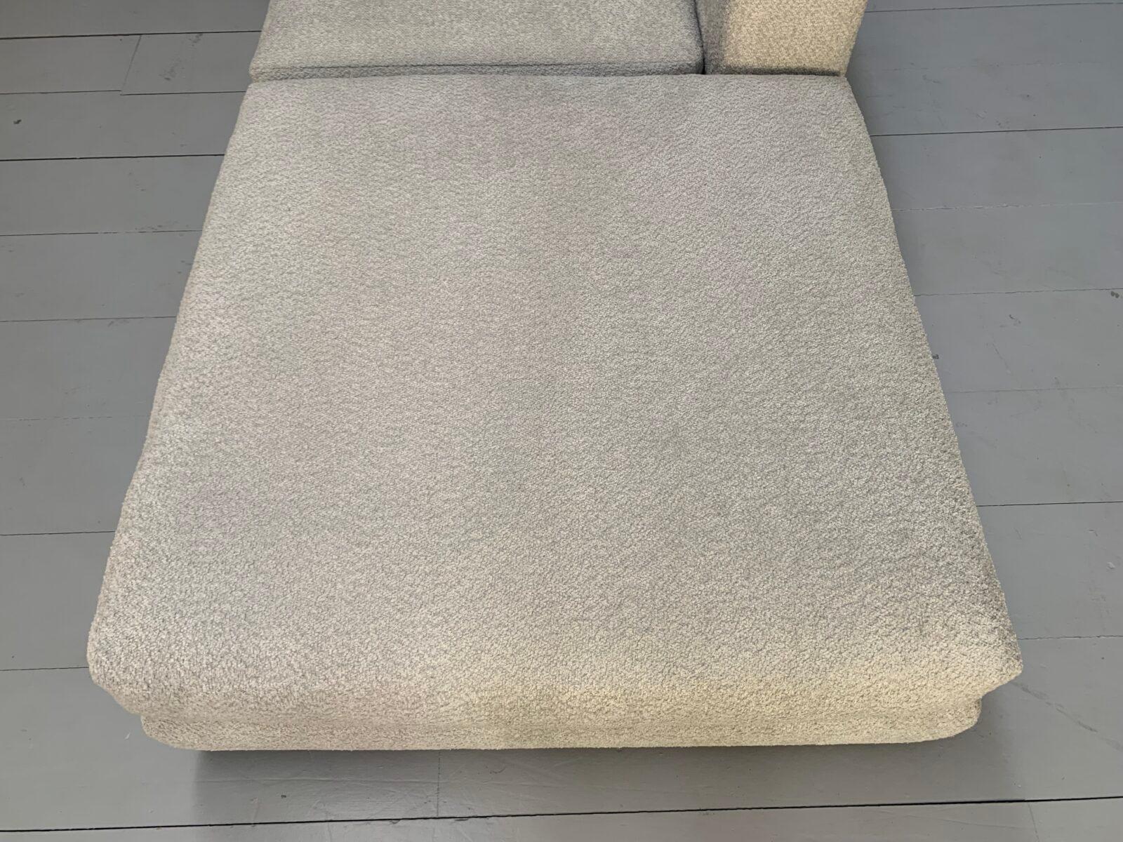 Minotti Hamilton 6-sitziges L-förmiges Sofa - Boucle-Stoff 1